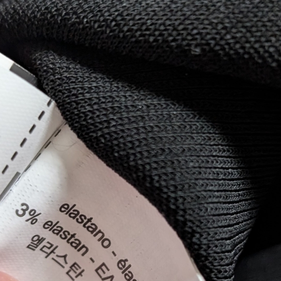 Zara Black Square Neck Tank with Tie Shoulder Straps - Picture 9 of 10